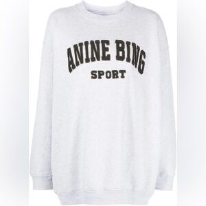 ANINE BING - Tyler Sweatshirt, Heather Gray, S